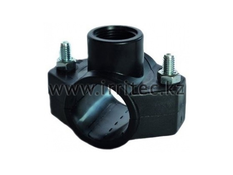 Седловитый хомут (седло) с внутренней резьбой ВР 110 х 3 Irritec в ...